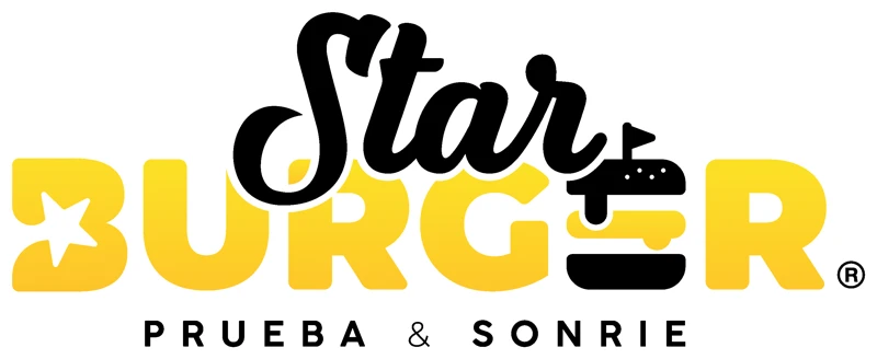Logo de Star Burger, Prueba y sonríe